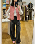 Gilet ADELINE - Rose
