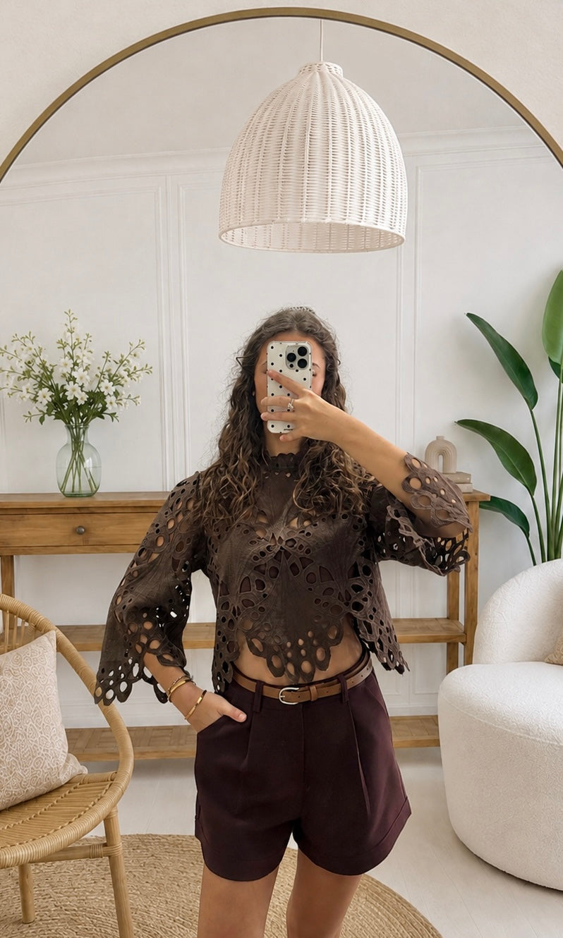 Crochet SALIMA - Marron
