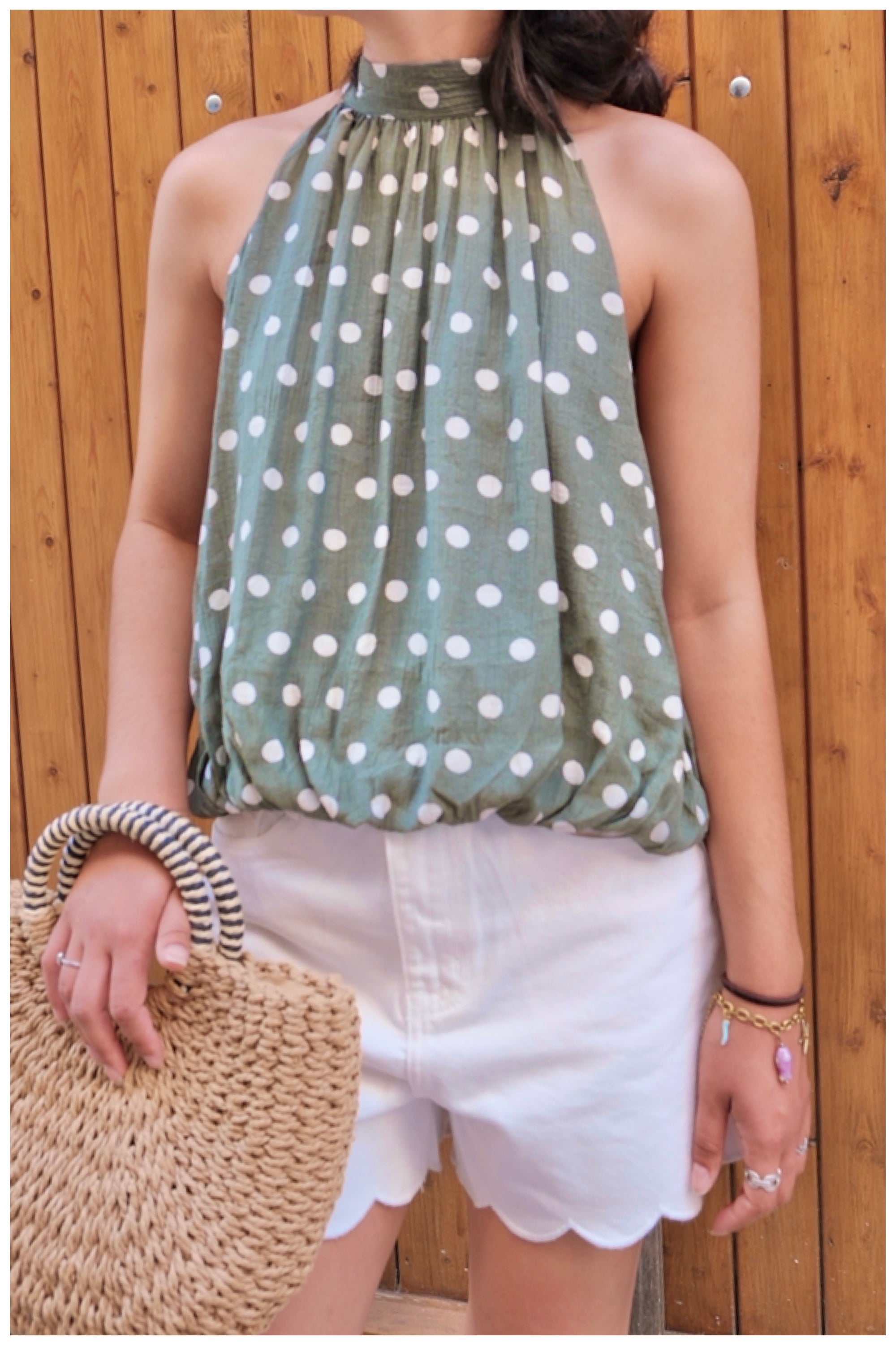 Short FLEUR - Blanc