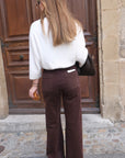 Jeans LIVIA - Marron