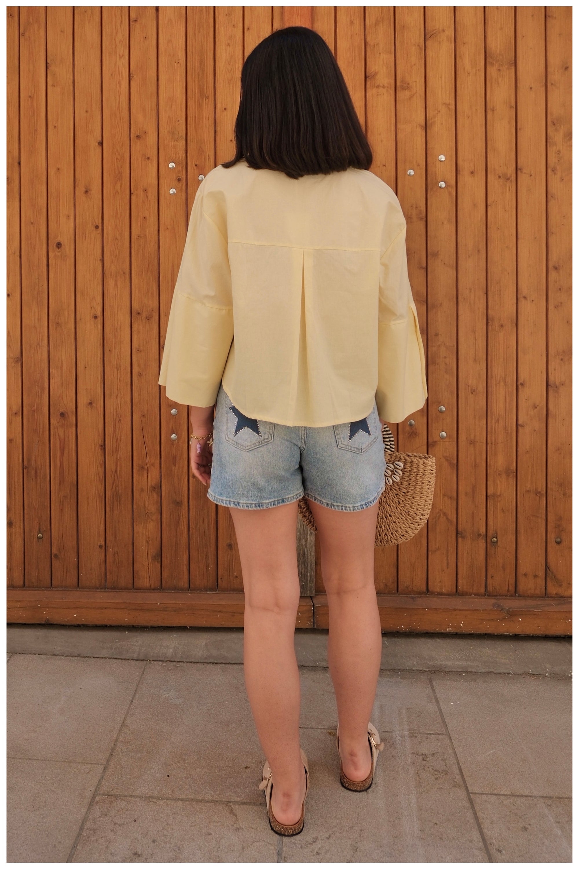 Chemise JULIETTE - Jaune 🇮🇹