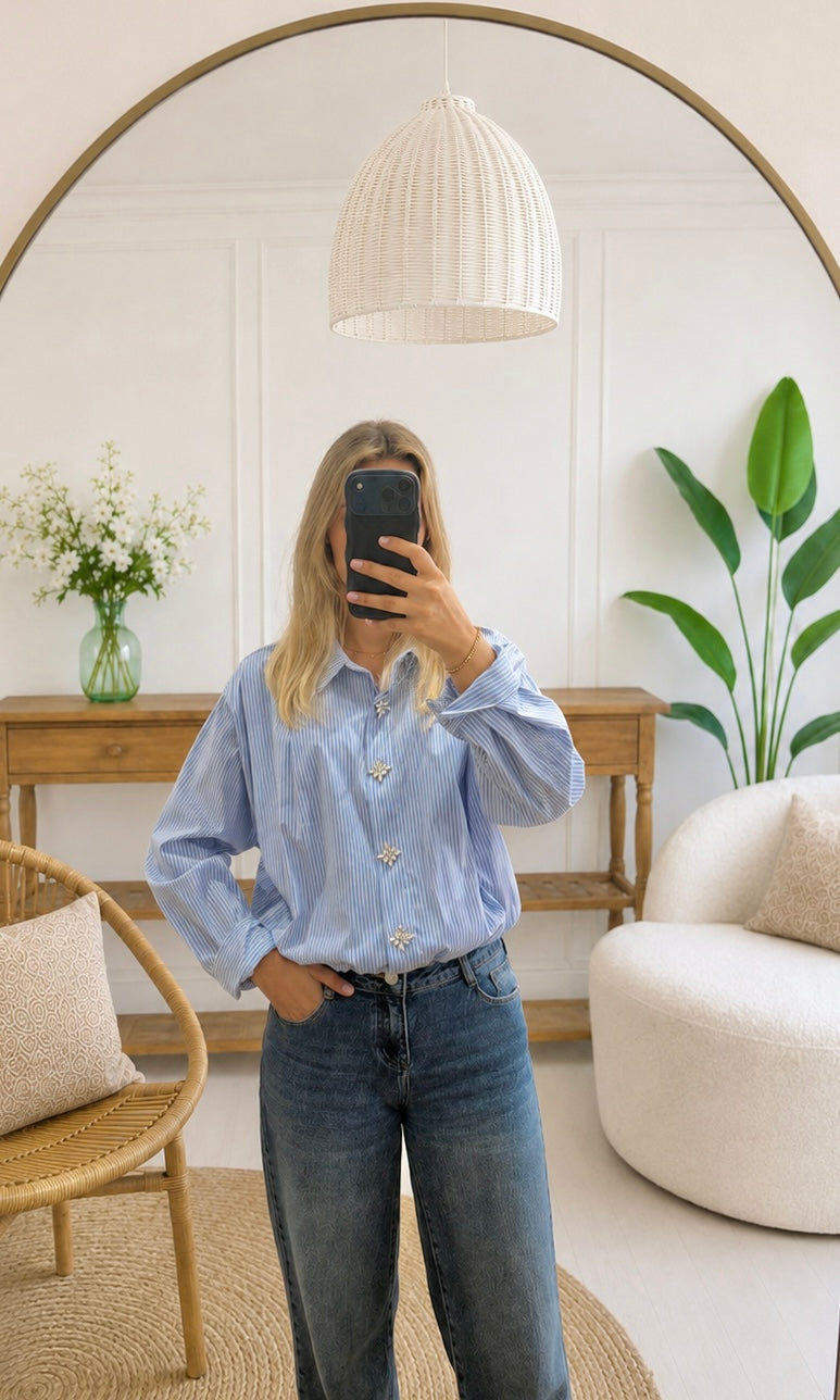Chemise ERINE - Bleu 🇮🇹