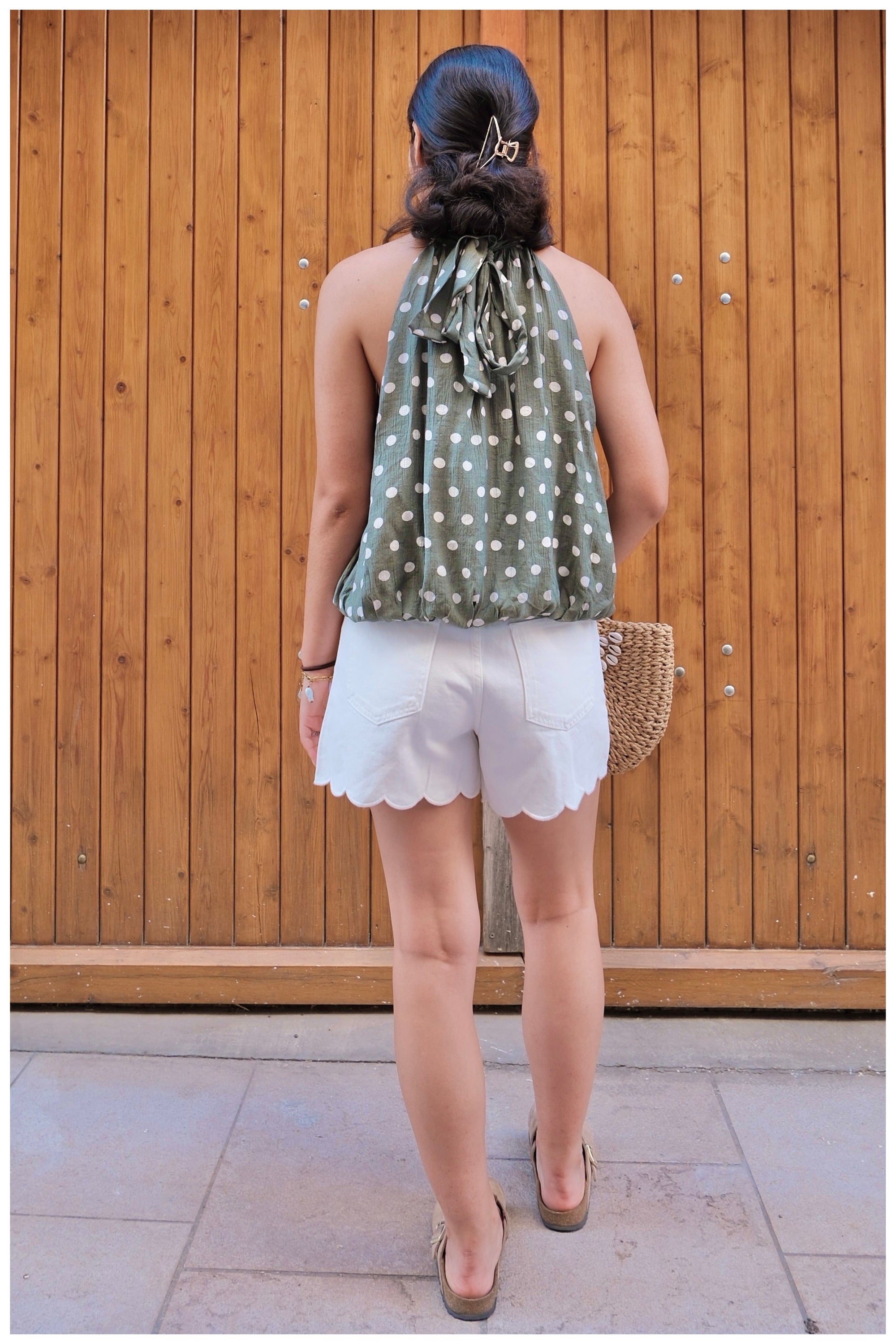 Short FLEUR - Blanc