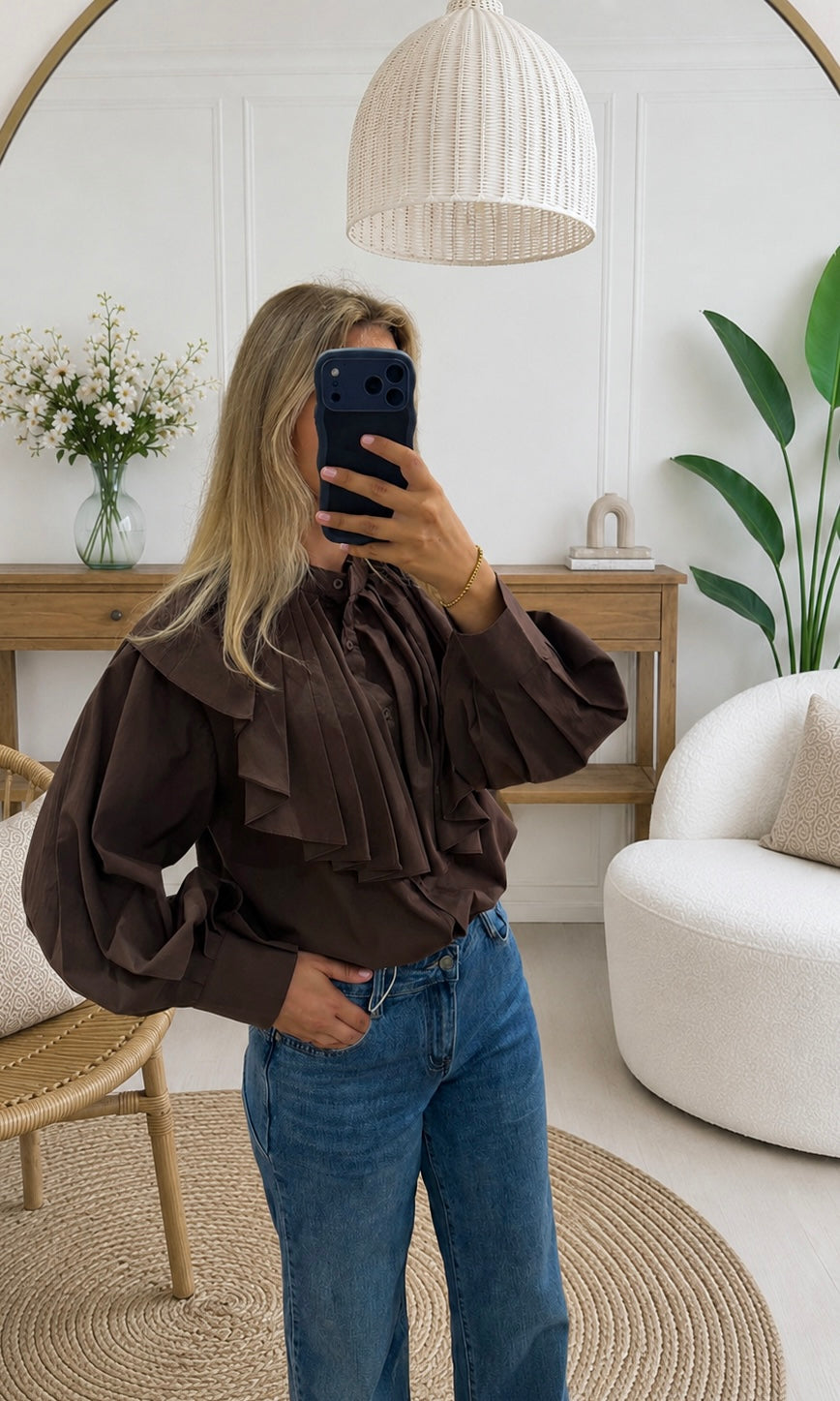Chemise LOUCIANA - Marron