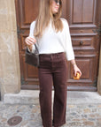 Jeans LIVIA - Marron