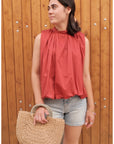 Top LÉANA - Terracotta 🇮🇹