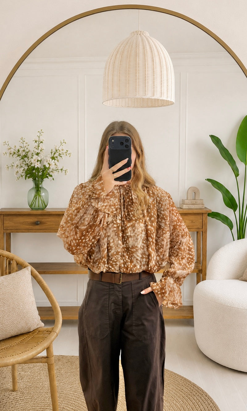 Blouse BICHE - Marron