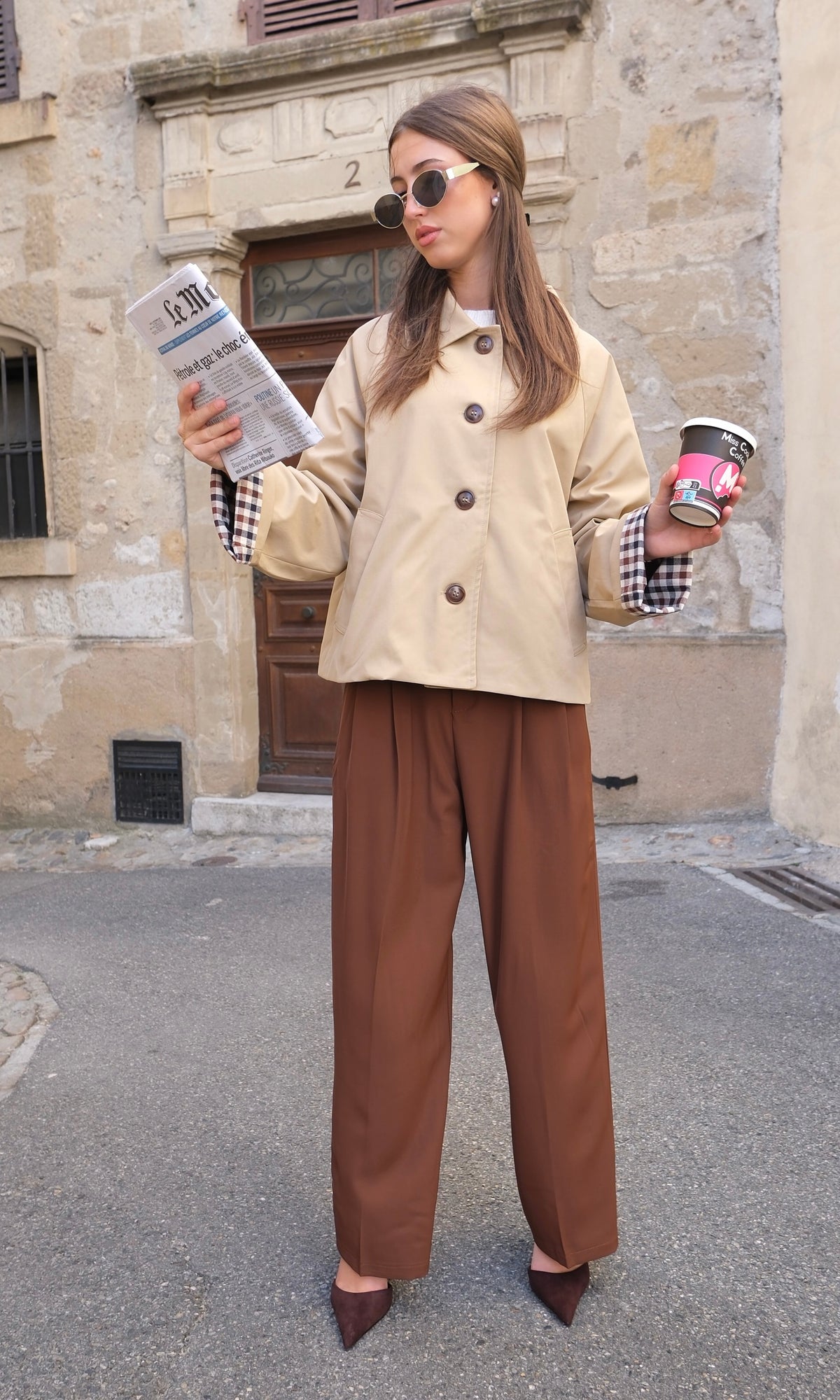 Trench MATHILDE - Camel