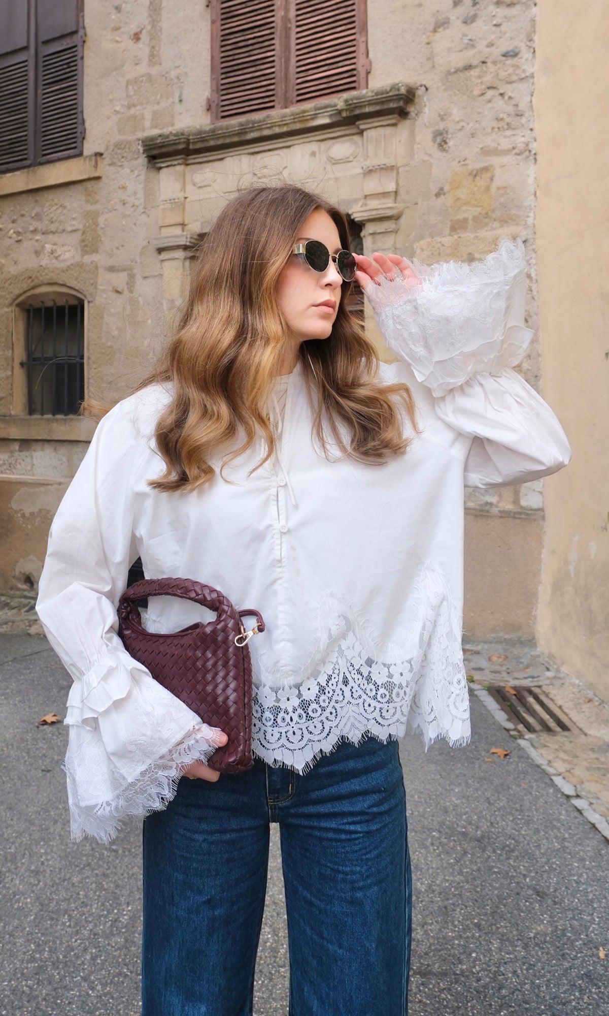 Blouse NAÏA - Blanche