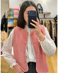 Gilet ADELINE - Rose