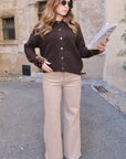 Gilet LAURINE - Marron