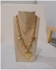 Collier charms- Doré
