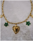 Collier charms - Vert