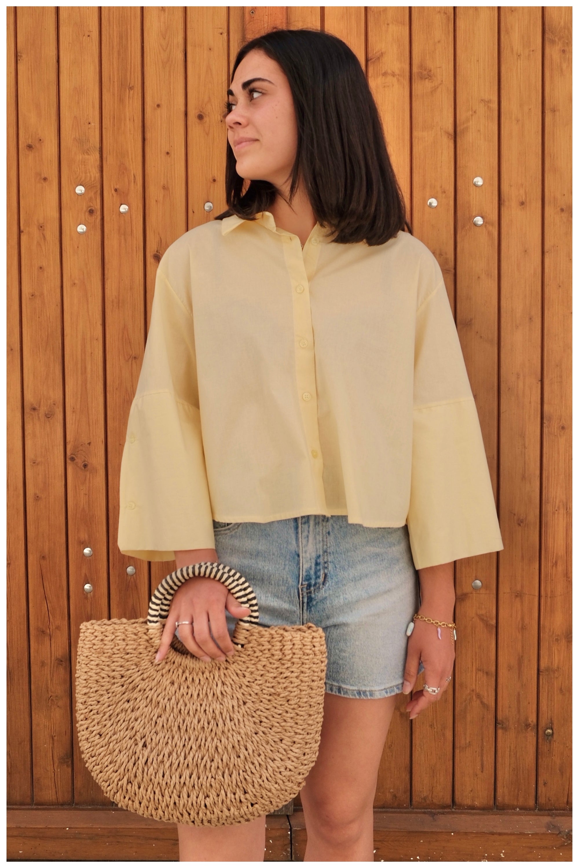 Chemise JULIETTE - Jaune 🇮🇹