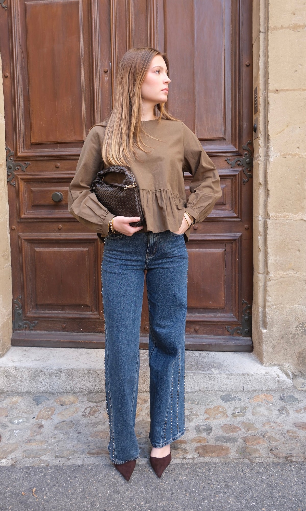 Blouse LALY - Kaki