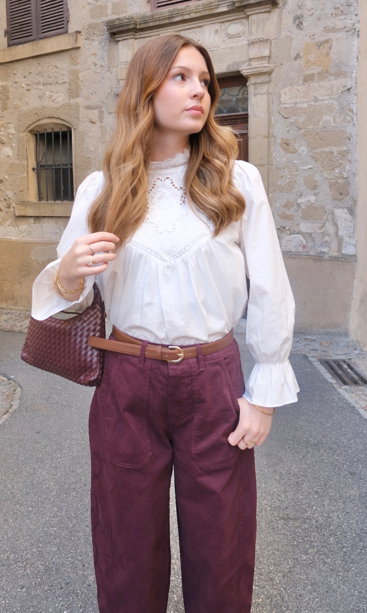 Blouse ARIANE - Blanc