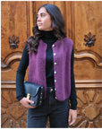 Gilet ALEXIA - Violet 🇮🇹
