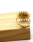 Bague soleil - Doré