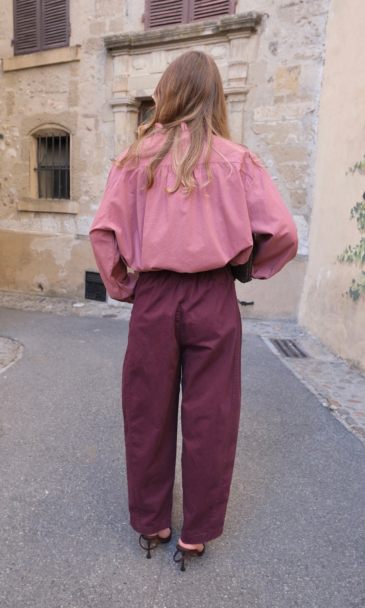 Pantalon LUCIE - Prune 🇮🇹