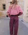 Pantalon LUCIE - Prune 🇮🇹