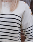 Pull AVA - Blanc et noir