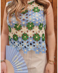 Top LILY - Bleu