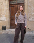 Chemise CARLA - Marron