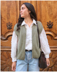 Gilet CLÉMENCE - Kaki 🇮🇹