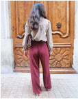 Pantalon LINA - Bordeaux