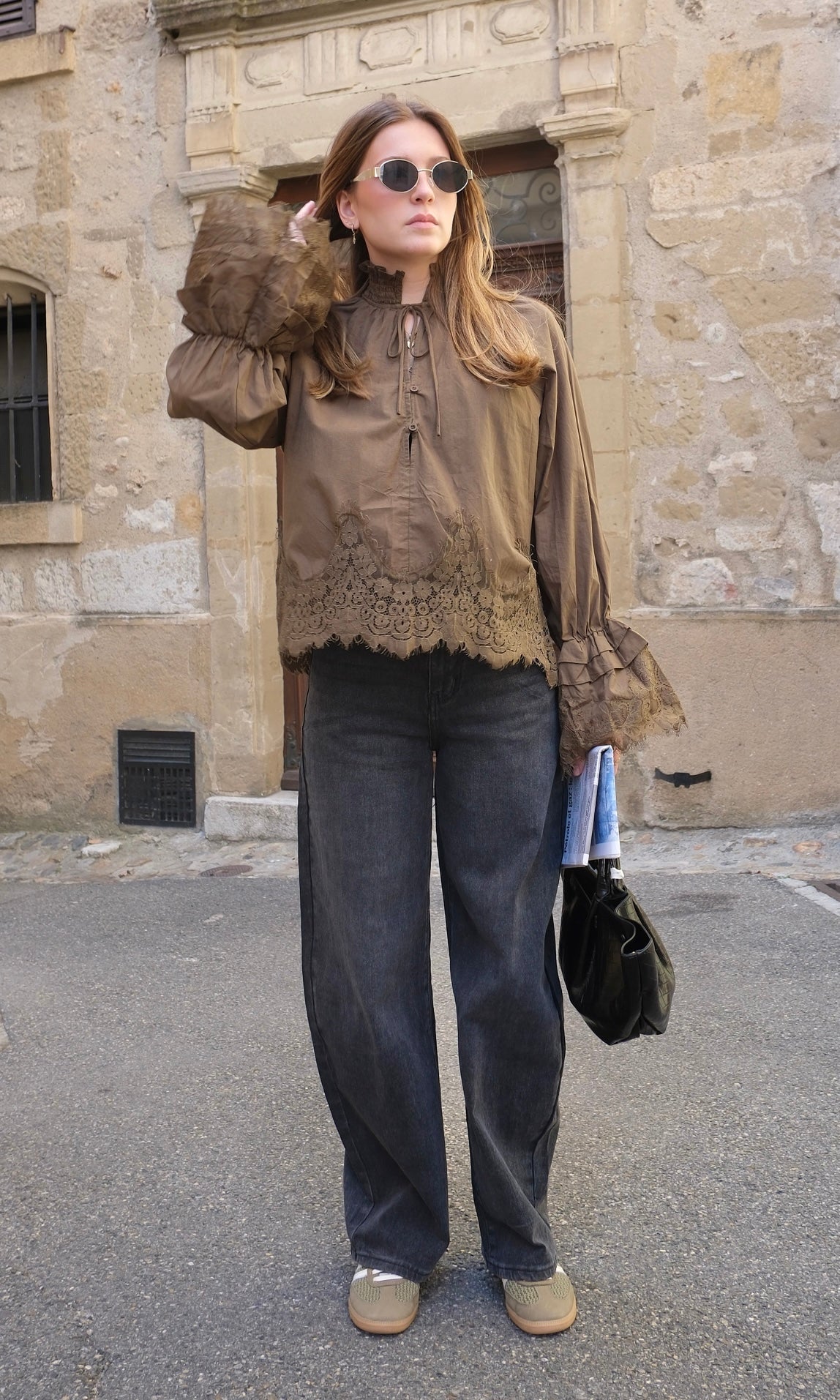 Blouse NAÏA - Kaki