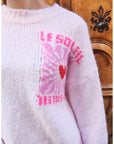Pull LE SOLEIL - Rose clair 🇮🇹