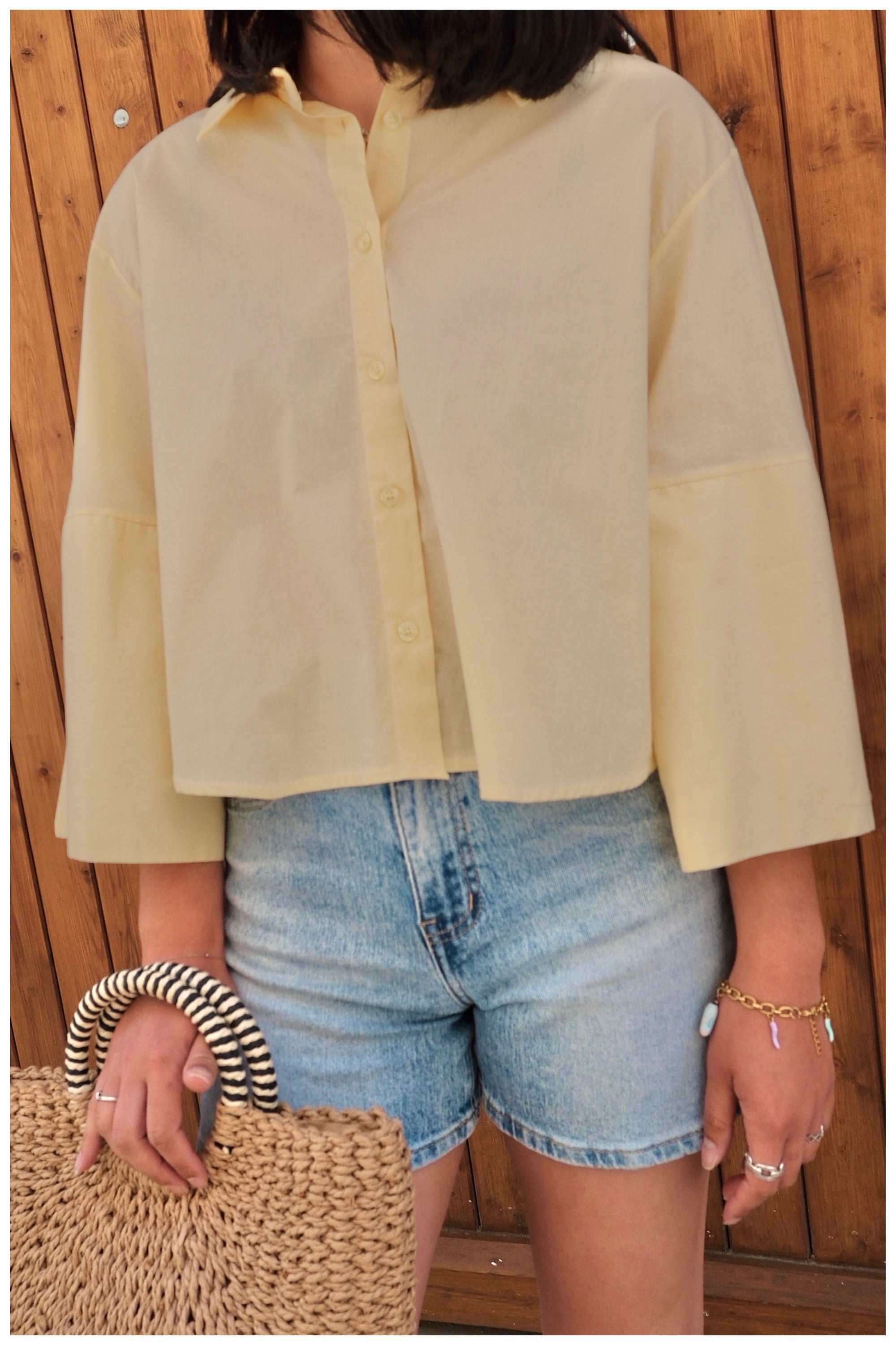 Chemise JULIETTE - Jaune 🇮🇹