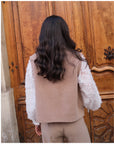 Gilet CHLOÉ - Taupe