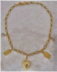 Collier charms - Doré