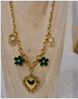 Collier charms - Vert
