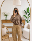 Pantalon LUCIE - Camel 🇮🇹