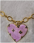 Collier charms - Rose