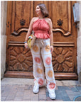 Pantalon CAPUCINE - Terracotta 🇮🇹