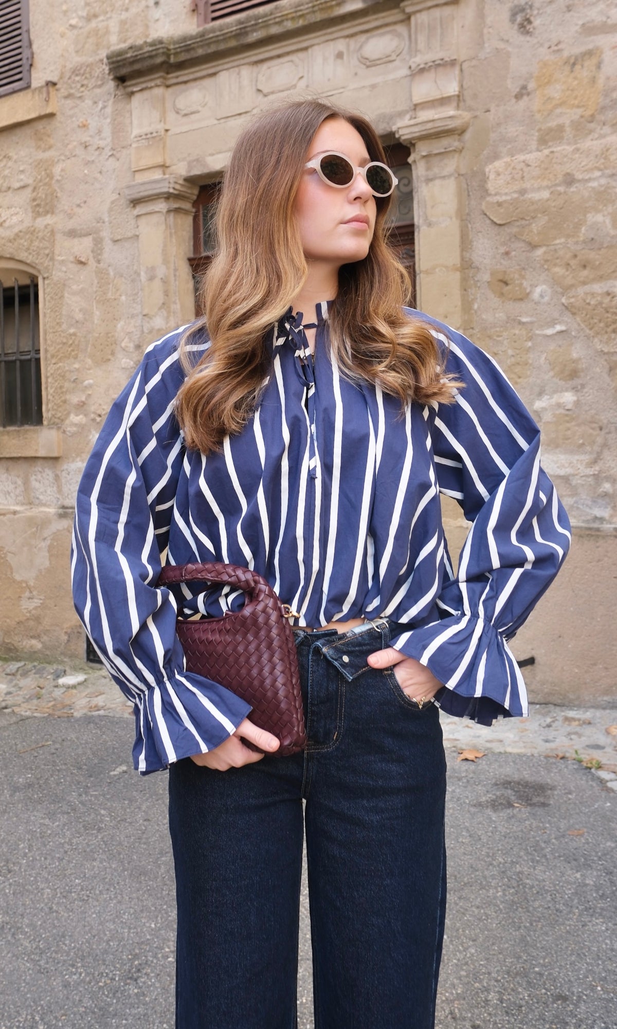 Blouse SELMA - Bleu