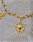 Collier charms - Doré