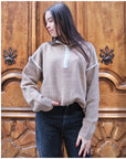 Pull ROMY - Marron