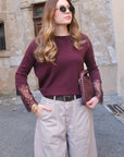 Pull GIUSEPA - Bordeaux
