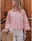Chemise JULIETTE - Rose 🇮🇹