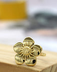 Bague fleur - Doré