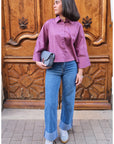 Chemise JULIETTE - Violet 🇮🇹