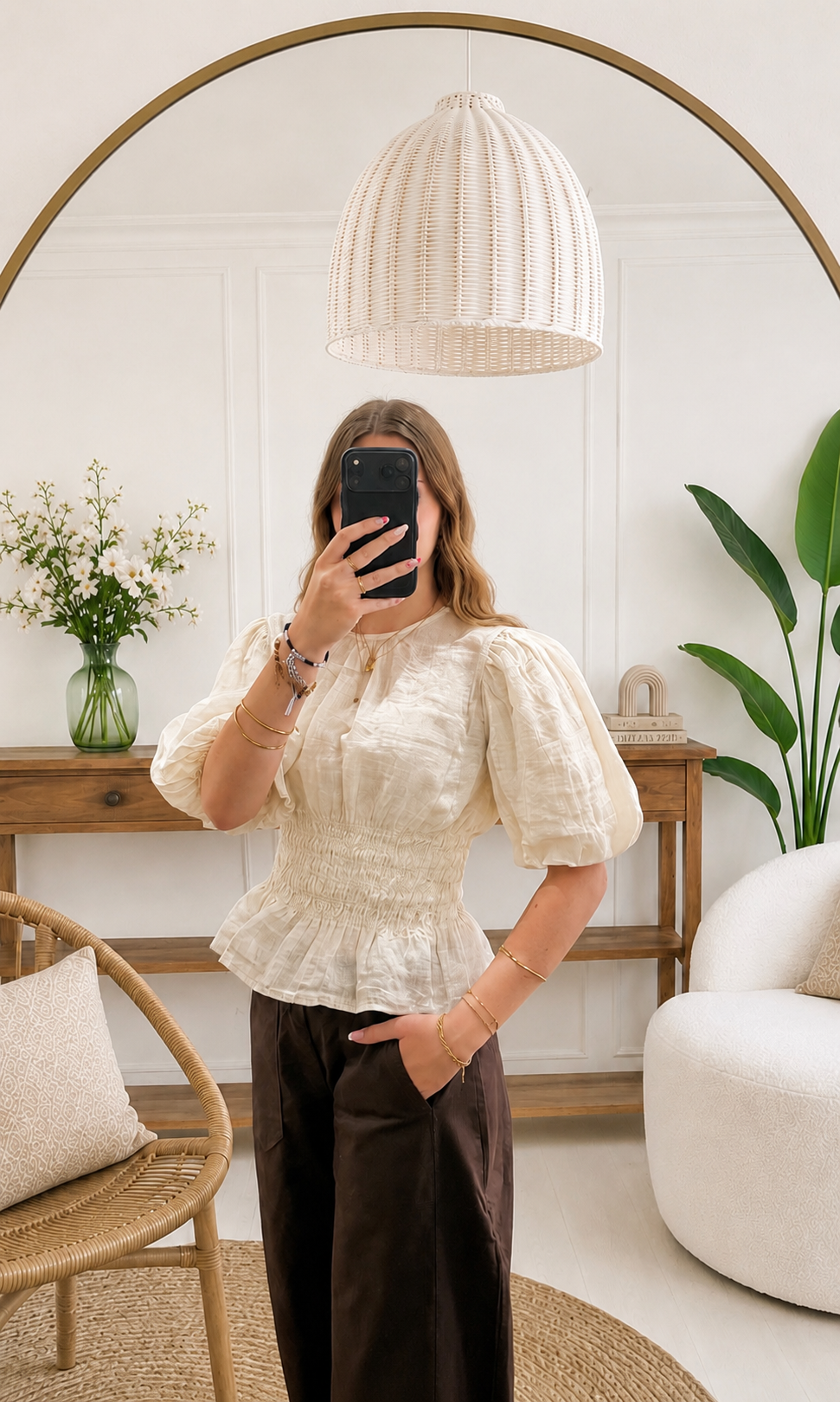 Blouse DALIA - Crème 🇮🇹