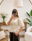 Blouse DALIA - Crème 🇮🇹