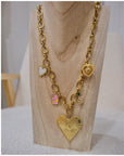 Collier charms- Doré