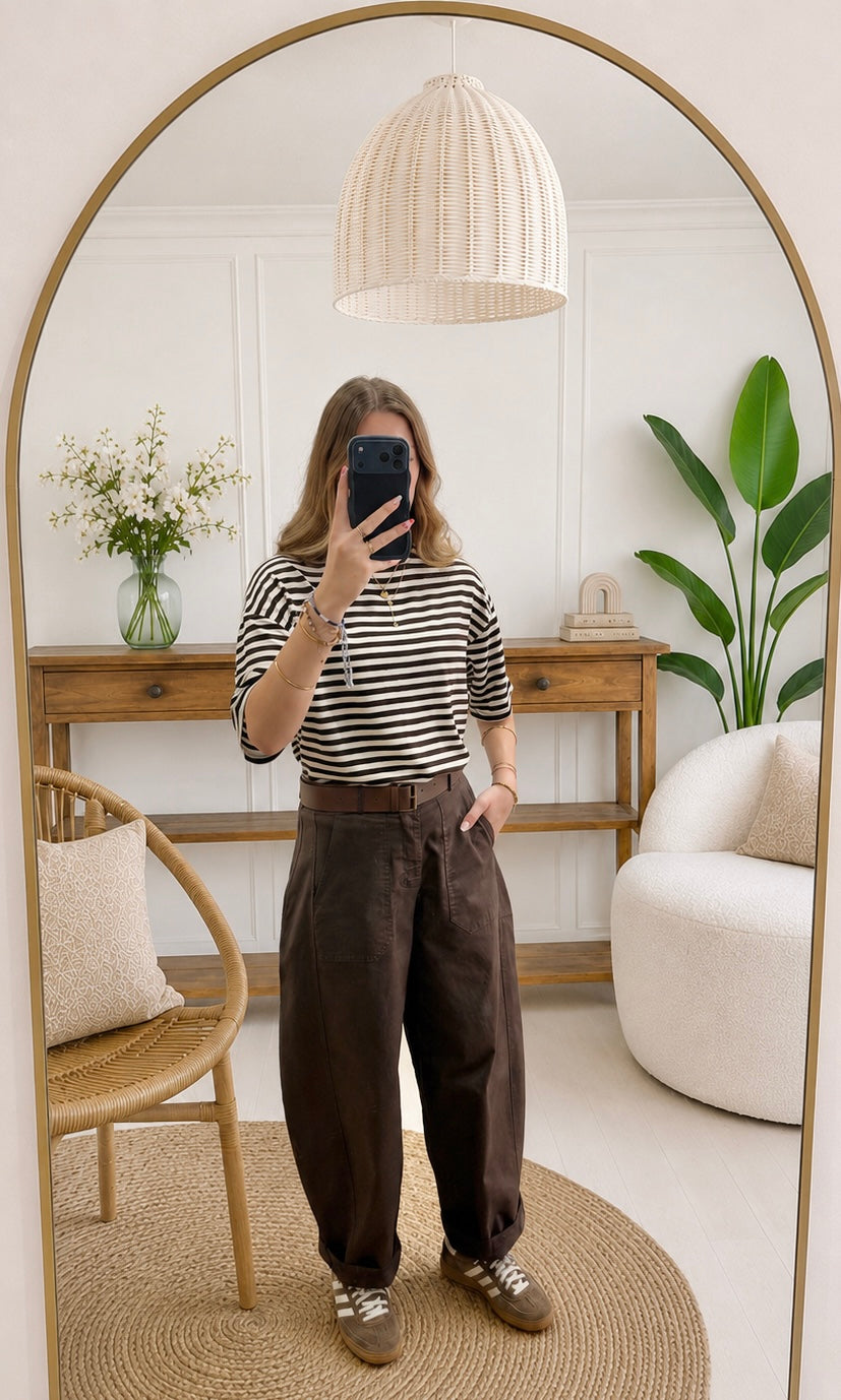 Pantalon LUCIE - Marron 🇮🇹