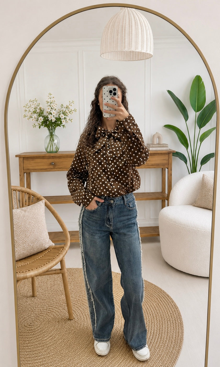 Chemise LOUNA - Marron